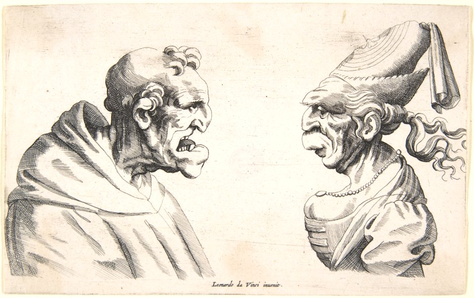 Two Grotesque Heads MET DP808133