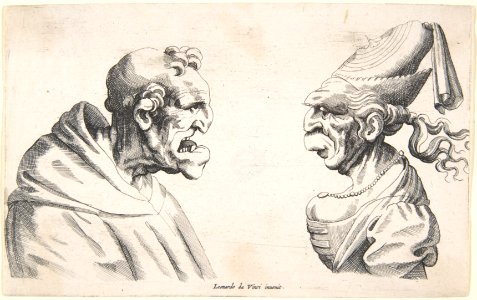Two Grotesque Heads MET DP808133
