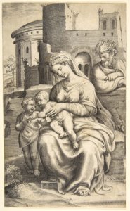 The Holy Family with Saint John the Baptist MET DP812432