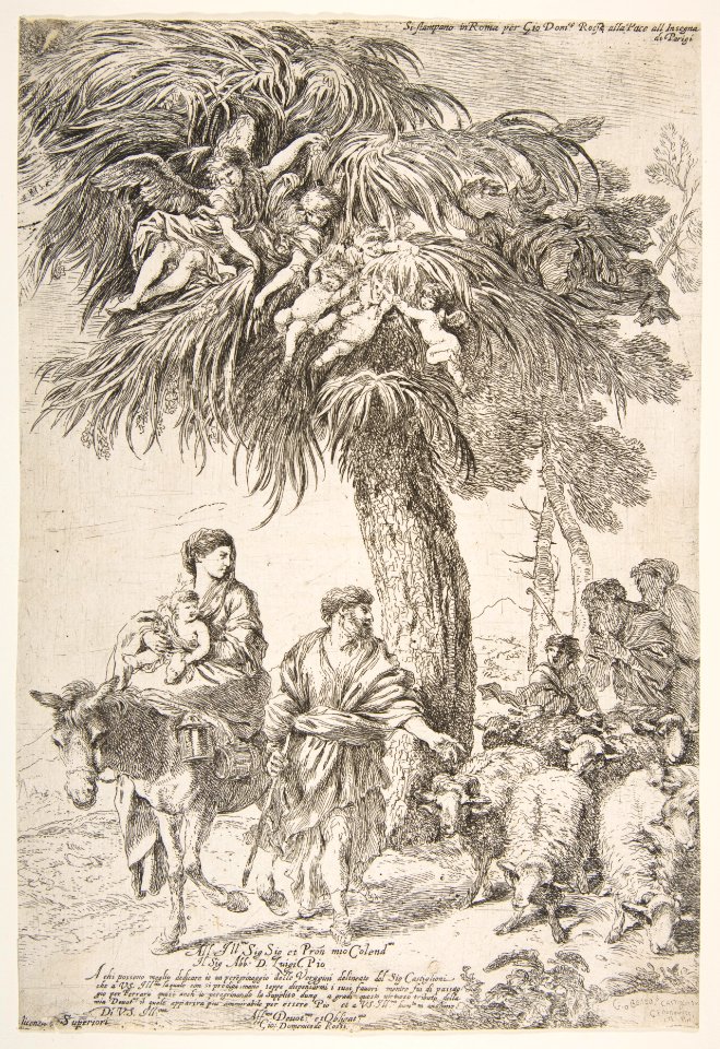 The Holy Family on their flight into Egypt MET DP816403
