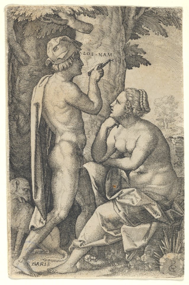 Paris and Oenone, from The Greek Heroines MET DP855505