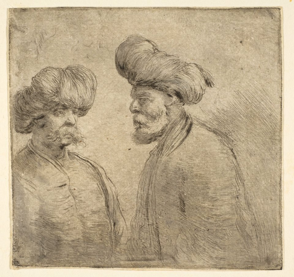 Two Turks in Turbans MET DP817441