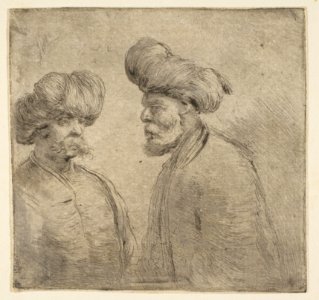 Two Turks in Turbans MET DP817441