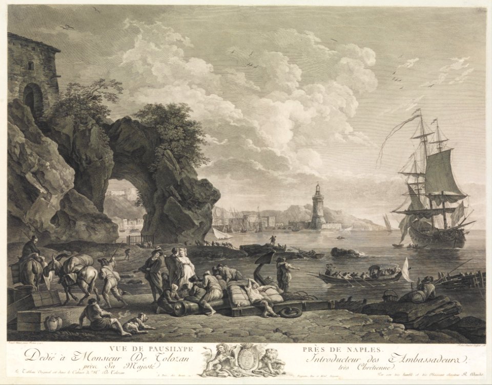 Vue de Pausilype Près de Naples MET DP314186