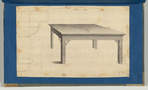 Sideboard Table, from Chippendale Drawings, Vol. II MET DP-14176-045