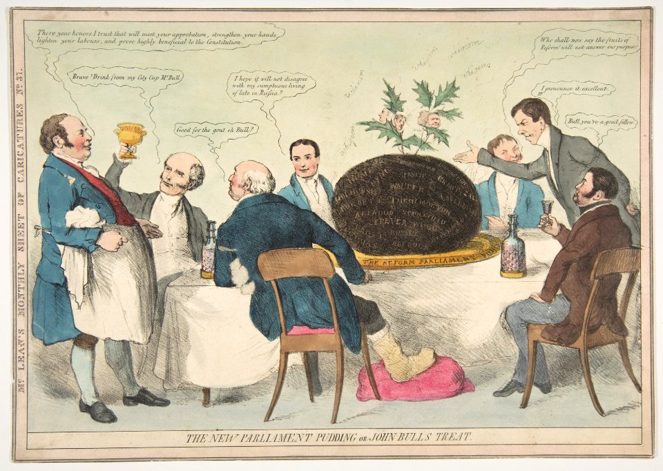 The New Parliament Pudding or John Bull's Treat MET DP818355