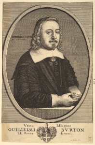 Vera Effigies Guilielmi Burton - L.L. Baccalaurei MET DP823404