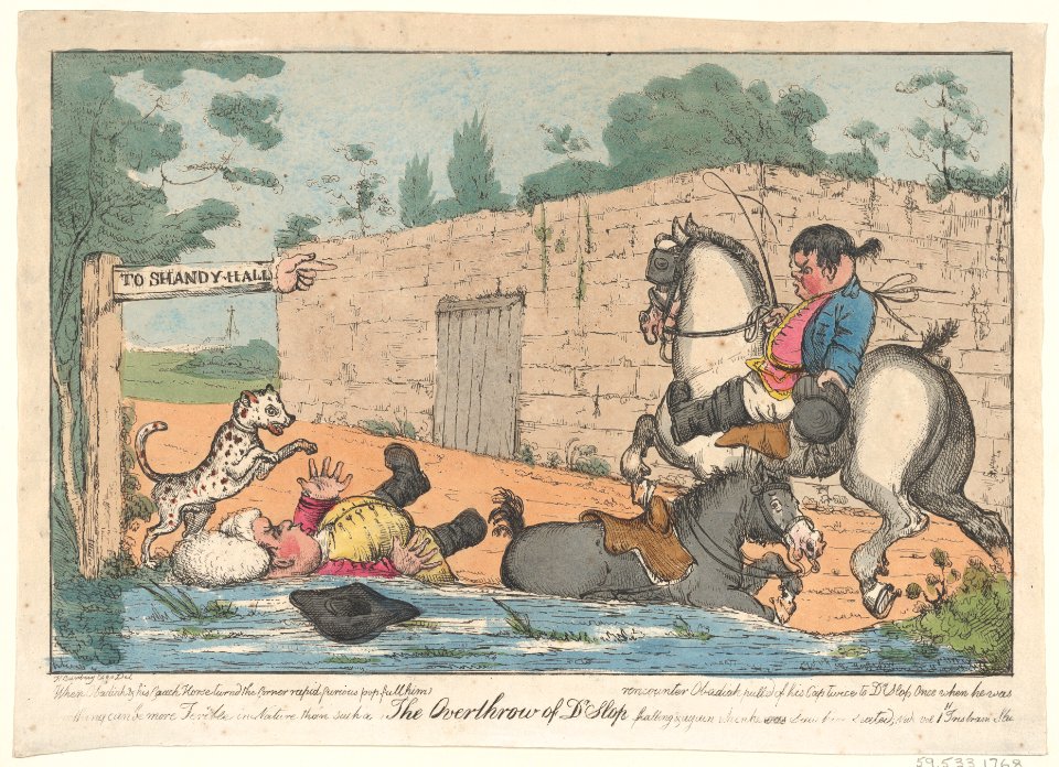 The Overthrow of Dr. Slop (Tristram Shandy) MET DP879733