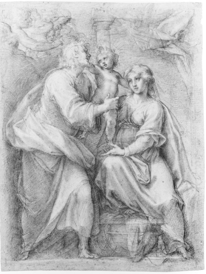 The Holy Family with Angels MET 175848