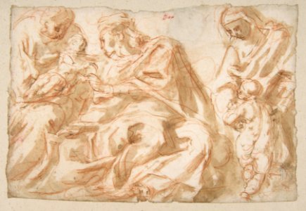 The Holy Family with Saint Elizabeth and the Infant Baptist MET DP811263