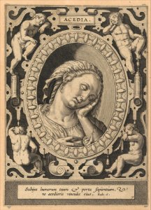 Sloth (Acedia), from The Seven Vices MET DP269106
