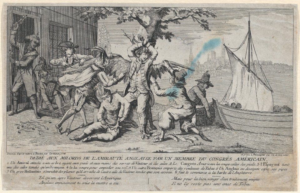 Va de Bon Coeur; Dédié aux Milords de l'Amirauté Anglaise par un Membre de Congrès Américain MET DP876967