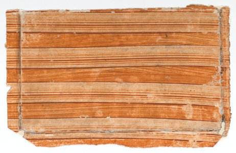 Orange striped paste paper Met DP887087