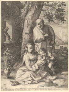 The Holy Family with the Infant John the Baptist MET DP841412