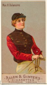 Mon. H. Delamarre, from the Racing Colors of the World series (N22b) for Allen & Ginter Cigarettes MET DP835229