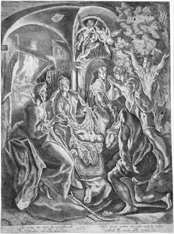 The adoration of the shepherds MET MM63926