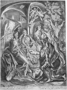 The adoration of the shepherds MET MM63926