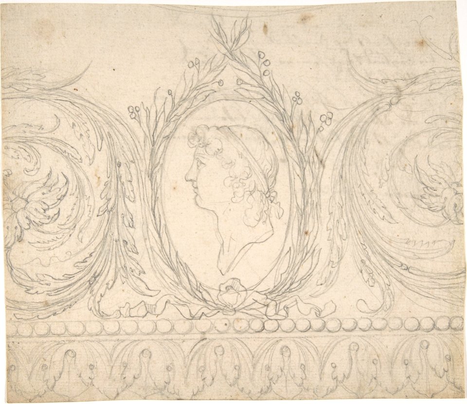 Ornament with Profile Portrait MET DP804547