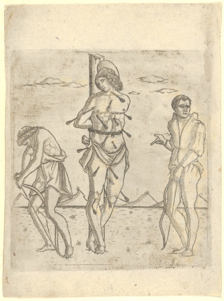 Martyrdom of St. Sebastian with Two Archers MET DP834475