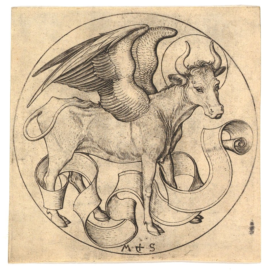 The Ox of St. Luke MET DP820005 - Free Stock Illustrations | Creazilla