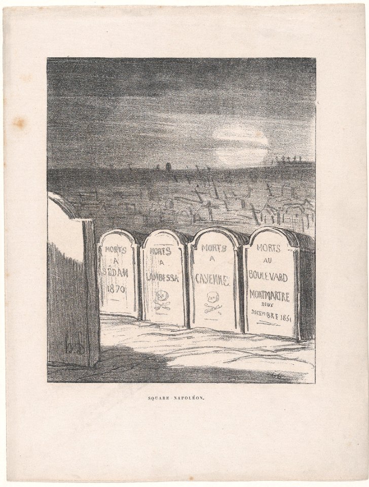 Square Napoleon, from 'News of the day,' published in L'Album du Siège, 1870 MET DP877797