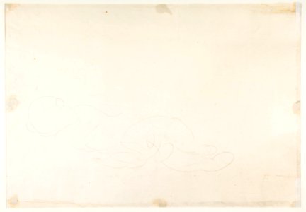 The Muses Euterpe, Polyhymnia, Calliope, Clio, and Terpsichore (recto); Sketch of a Sleeping Child (verso) MET DP812335