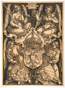 The Arms of the Holy Roman Empire and of the City of Nuremberg MET DP816460