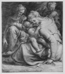 Virgin and Child with Saint Anne and John the Baptist MET MM89285
