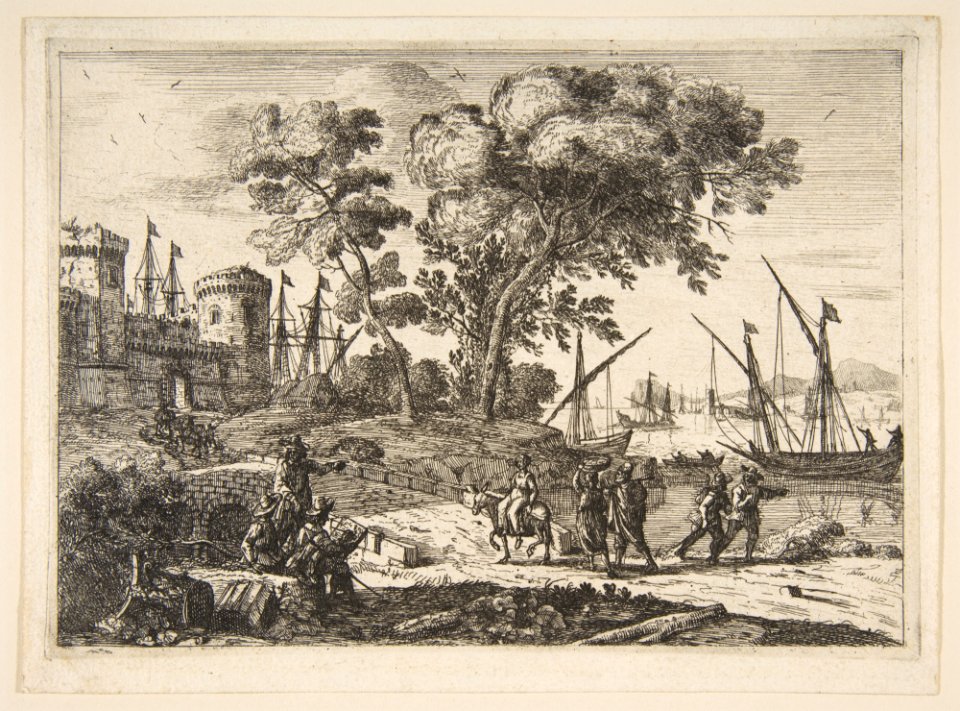 Coast Scene with an Artist MET DP816340