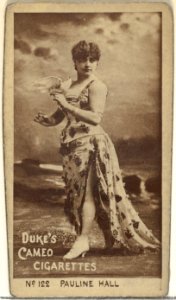 Card Number 122, Pauline Hall, from the Actors and Actresses series (N145-4) issued by Duke Sons & Co. to promote Cameo Cigarettes MET DP839945