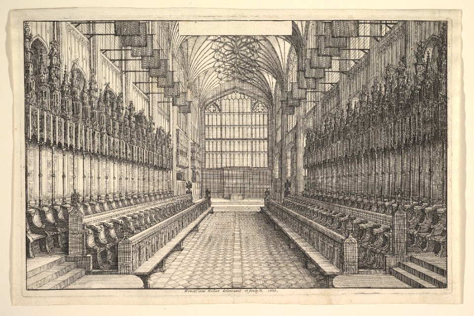 Choir and stalls in St George's Chapel, Windsor MET DP822269