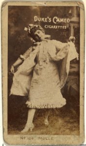 Card Number 124, Ida Mulle, from the Actors and Actresses series (N145-4) issued by Duke Sons & Co. to promote Cameo Cigarettes MET DP839977