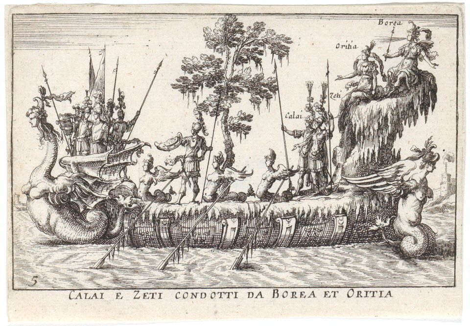 Calais and Zetes led by Boreas and Oreithyia Met DP885824
