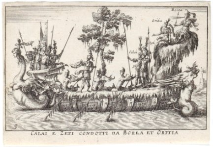 Calais and Zetes led by Boreas and Oreithyia Met DP885824