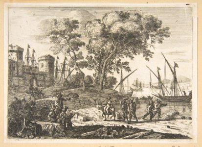 Coast Scene with an Artist MET DP816339