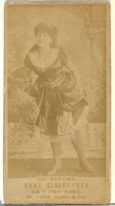 Card Number 559, Miss Bartine, from the Actors and Actresses series (N145-7) issued by Duke Sons & Co. to promote Duke Cigarettes MET DP840349