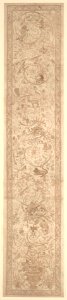 Cartoon for the embroidery of an orphrey bearing Medici arms combined with Arms of the House of Austria MET DP259220