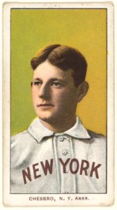 Chesbro, New York, American League, from the White Border series (T206) for the American Tobacco Company MET DP824753