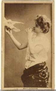 Card Number 113, May Jackson, from the Actors and Actresses series (N145-7) issued by Duke Sons & Co. to promote Duke Cigarettes MET DP840434
