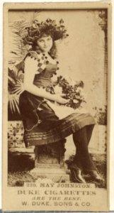 Card Number 230, May Johnston, from the Actors and Actresses series (N145-7) issued by Duke Sons & Co. to promote Duke Cigarettes MET DP840439