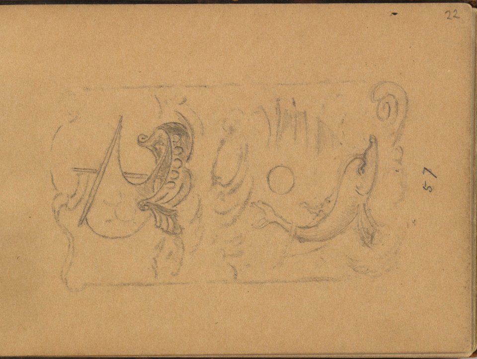 Cartouche (Push Bell?) with Nautical Decorations MET DP827255