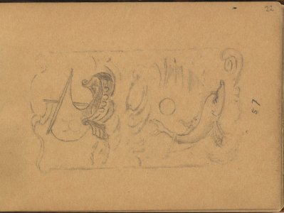 Cartouche (Push Bell?) with Nautical Decorations MET DP827255