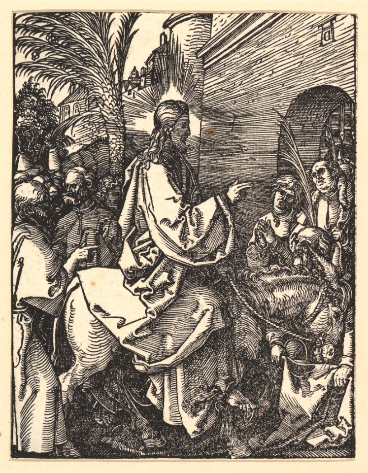 Christ's Entry into Jerusalem, from The Small Passion MET DP820425