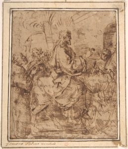 Christ's Entry into Jerusalem MET DP801936