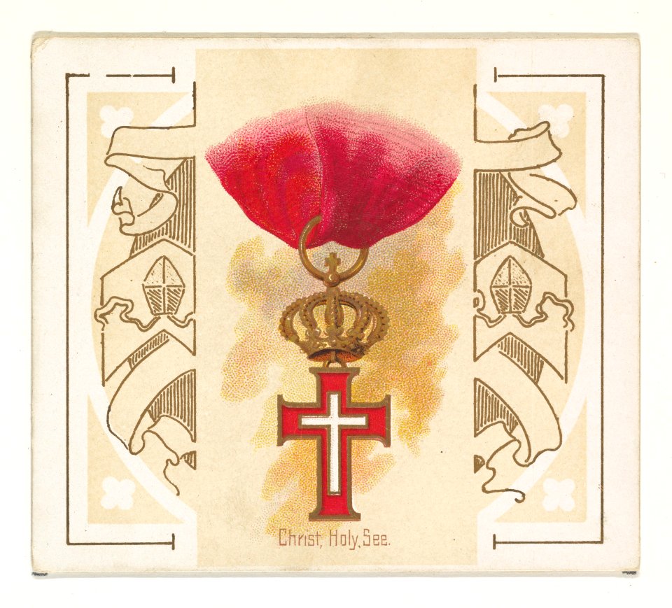 Christ, Holy, See, from the World's Decorations series (N44) for Allen & Ginter Cigarettes MET DP839339