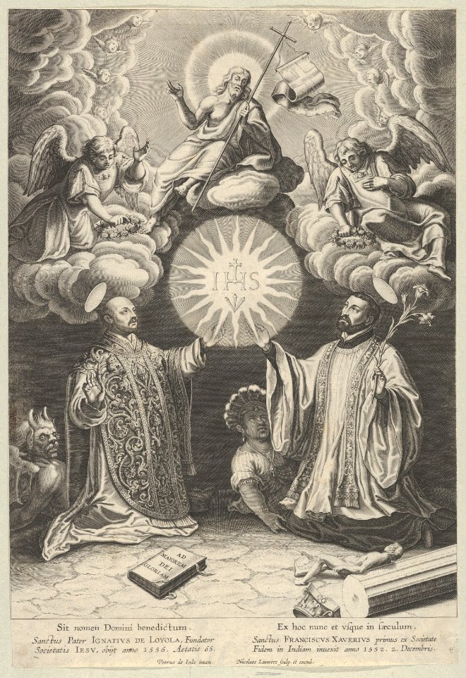 Christ, Ignatius of Loyola and Francis Xavier MET DP835945