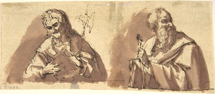 Christ (?) and an Apostle MET DP803287