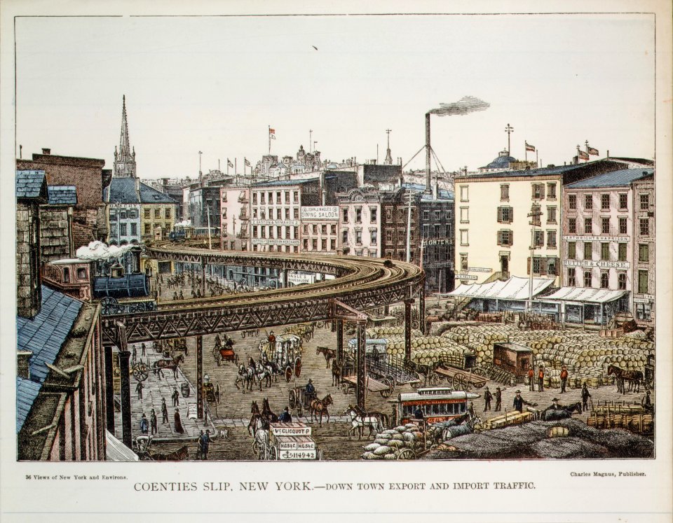 Coenties Slip, New York.--Down Town Export and Import Trading MET DR159