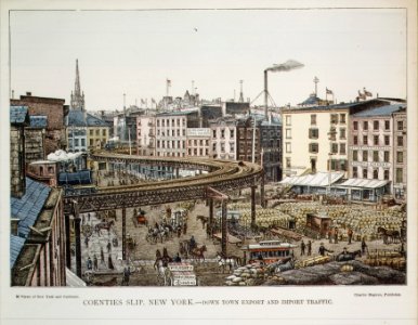 Coenties Slip, New York.--Down Town Export and Import Trading MET DR159