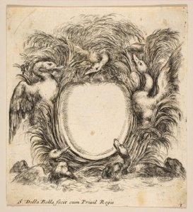 Cartouche Framed by Ducks and Weeds MET DP817962